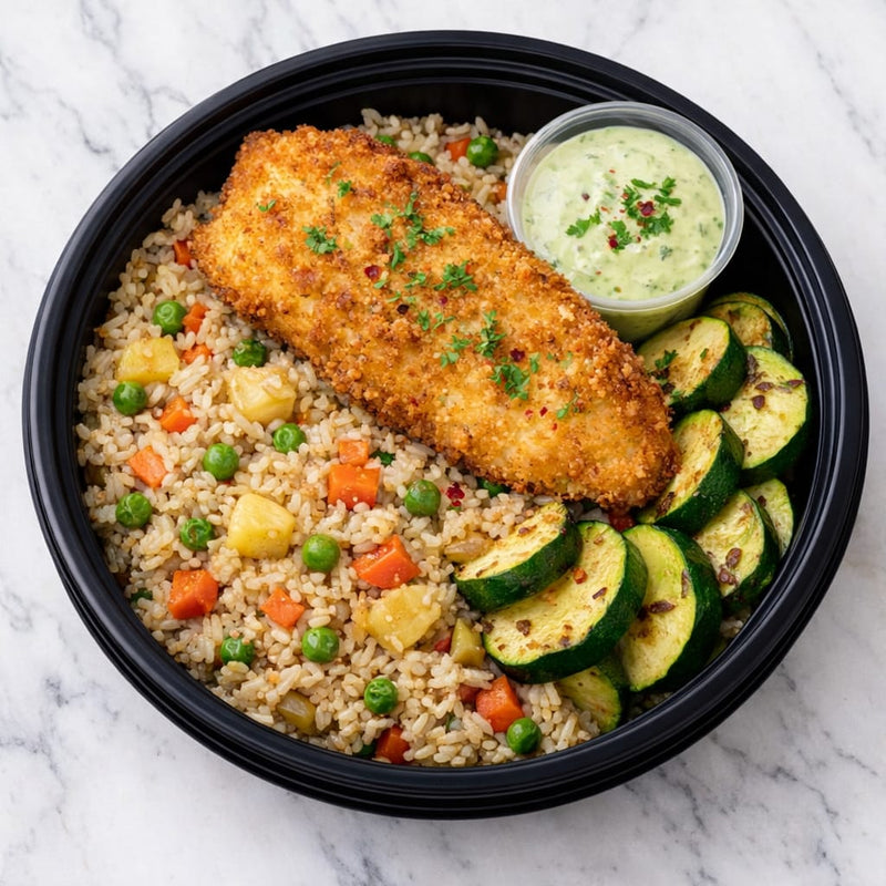 Low Carb Parmesan Breaded Fish - Extra Protein