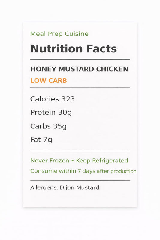 Low Carb Honey Mustard Chicken - Extra Protein